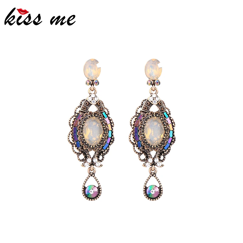 Kissme Роскошные Хрустальные акриловые серьги-подвески специального дизайна для