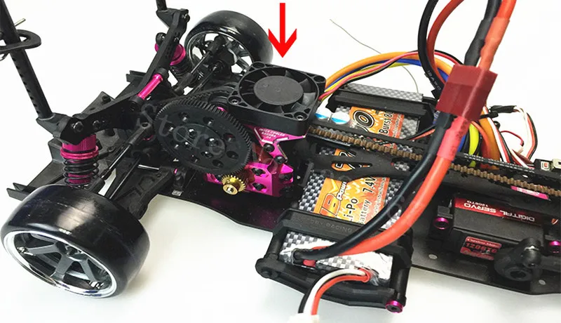 5P 3Racing Sakura D4 OP Inter Cooler Вентилятор радиатора DC5V 0.2A AWD RWD EP RC Car Drift On Road # SAK D4835 для
