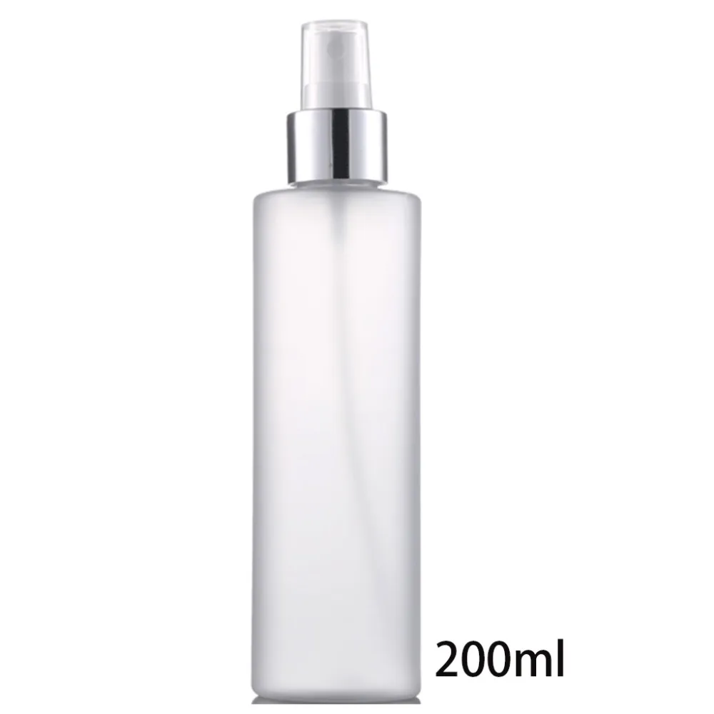100/200ml пустые перезаправляемые Пластик спрей бутылка скраб матовый тонкий туман духи Алюминий распылитель косметический контейнер Портативный
