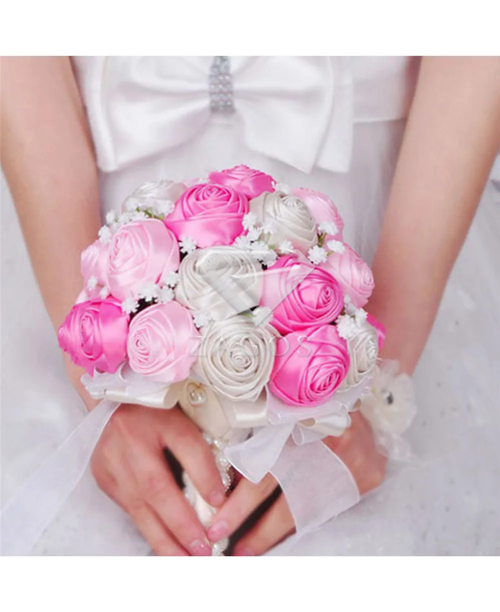 10 шт. атласная лента роза цветок сделай сам Ремесло Свадьба Вечеринка фестиваль