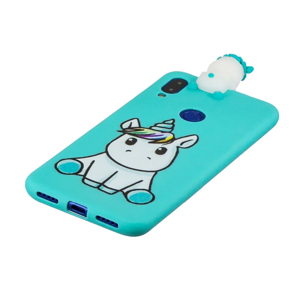 FLYKYLIN Silicone Case For Xiaomi Redmi 6 Pro Note 7 Cover on 5 Plus 5A Capa Cartoon 3D Toys Coque |