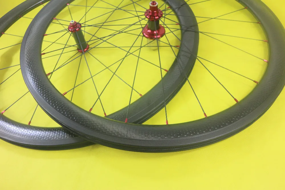 Карбоновые колеса для шоссейного велосипеда 45 мм 700c клинчерная втулка R36 20/24H с