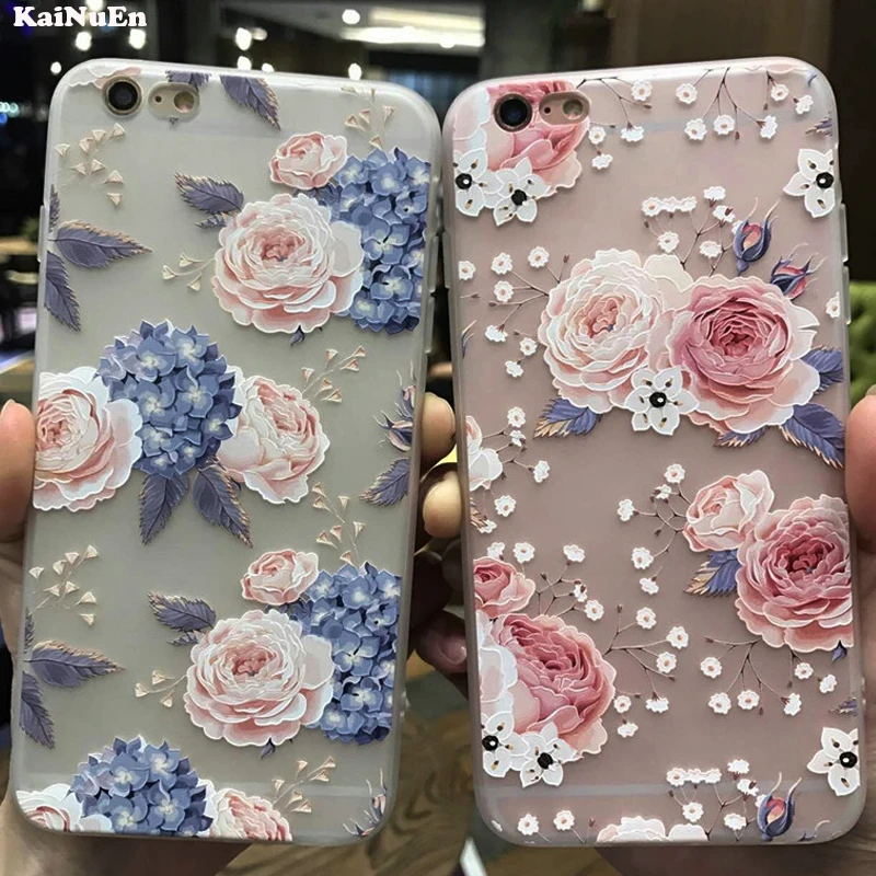 KaiNuEn Роскошные 3d цветок телефон назад etui capinha coque чехол для iPhone 4 4S S apple iphone4