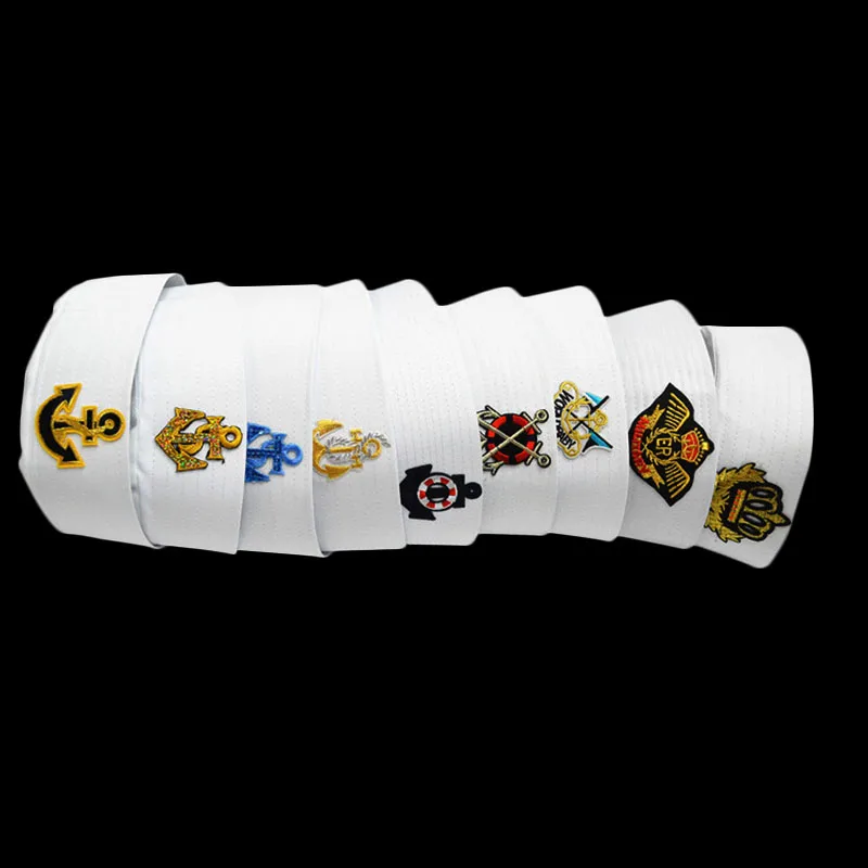 Военные шапки для взрослых моряков капитан белая шляпа морской флот якорь