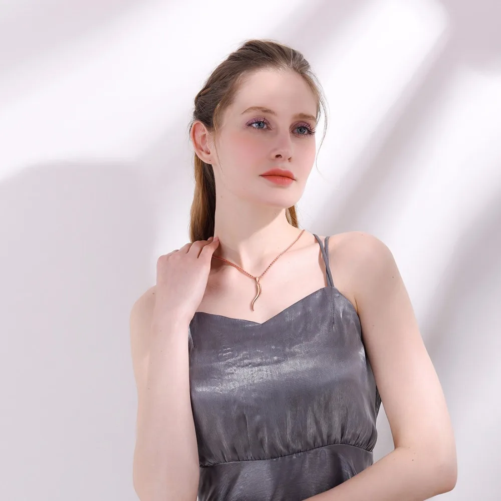 Итальянское Желтое золото/нержавеющая сталь/розовое золото/синий Cornicello/Cornetto