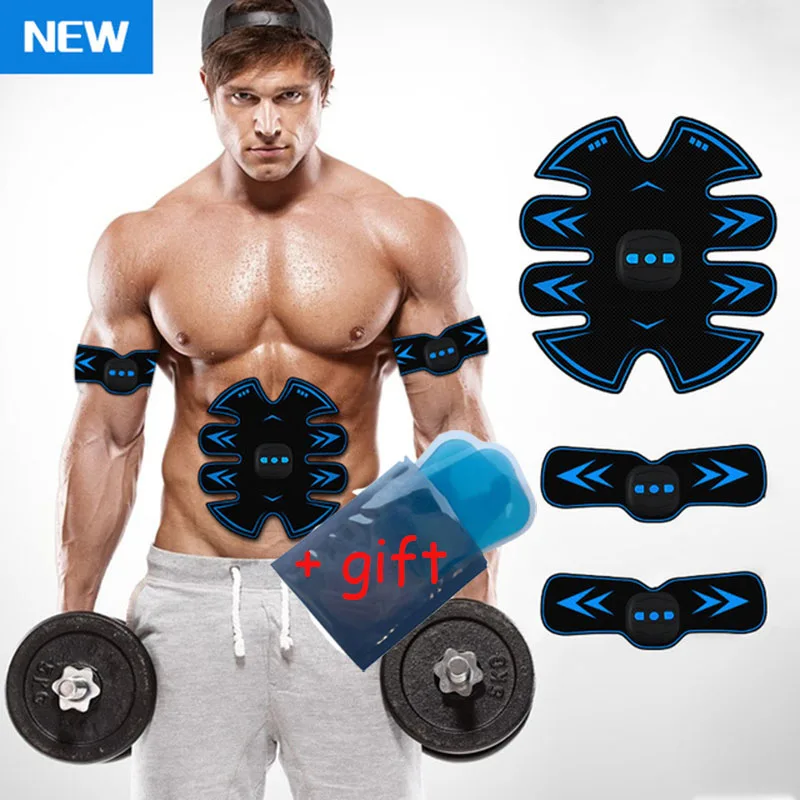 6 шт. Новое поступление EMS беспроводной стимулятор мышц тренажер usb зарядка