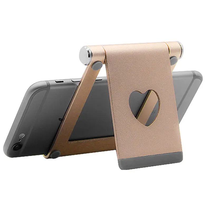 Ascromy для iPad 4 2 подставка Porta Гибкая алюминиевая металлическая подставка из сплава для iPad Pro 11 samsung держатель для планшета Аксессуары - Цвет: Золотой