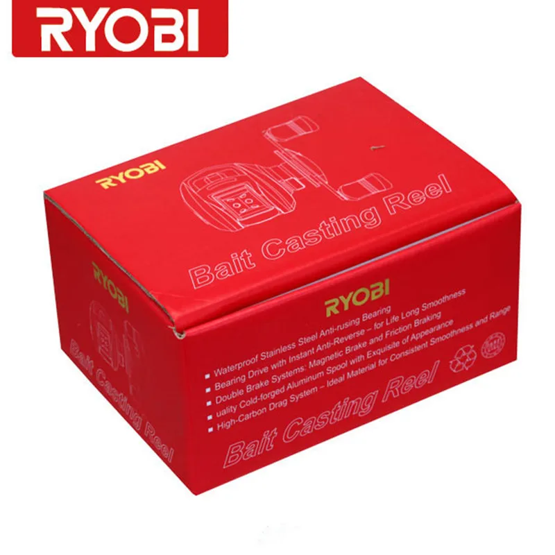 RYOBI AQUILA baitcasing Рыболовная катушка 8 + 1BB 6 3: 1 R/L ручная круглая спираль рыболовные