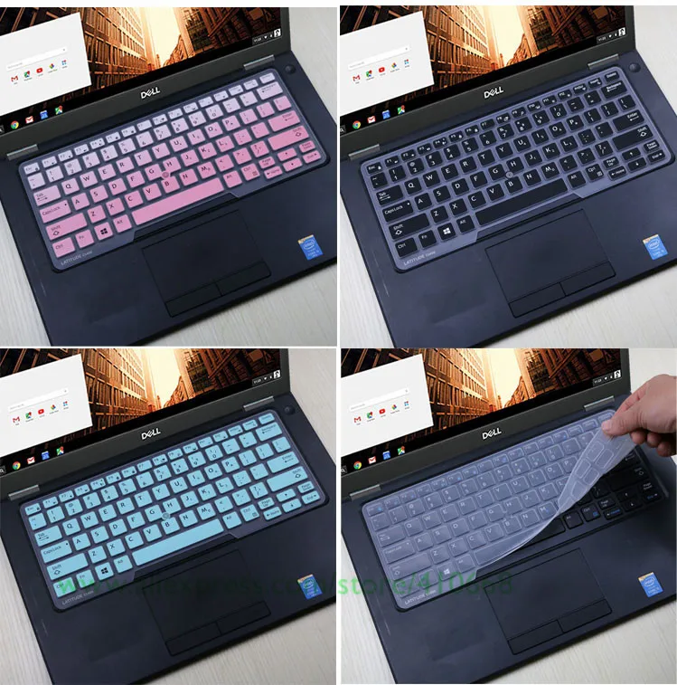 Для Dell Latitude E5450 E5470 7490 3340 E3340 E7450 5491 14 дюймов силиконовая клавиатура для ноутбука Обложка Защитная крышка