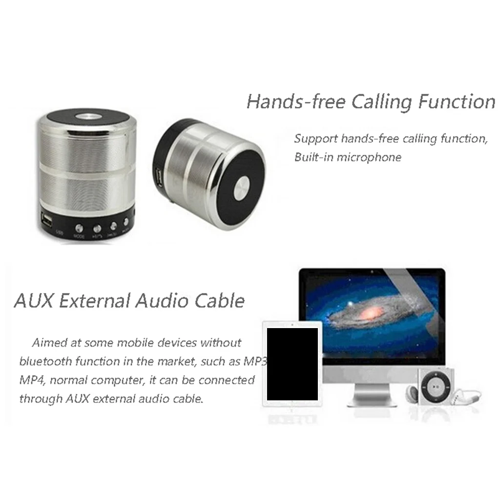 WS-887 bluetooth динамик мини Bluetooth звуковая коробка беспроводной портативный bluetooth динамик поддержка tf-карты