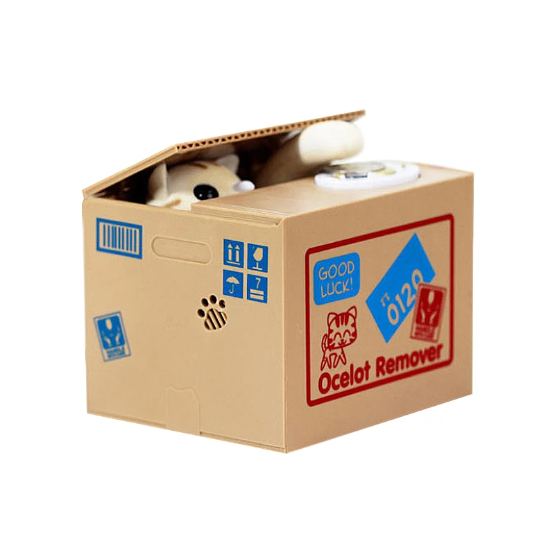 Cat Money Bank Panda Thief Money Boxes Toy Piggy Banks Kids Piggy Banks Automatic Stole Coin Piggy Bank Money Saving Box