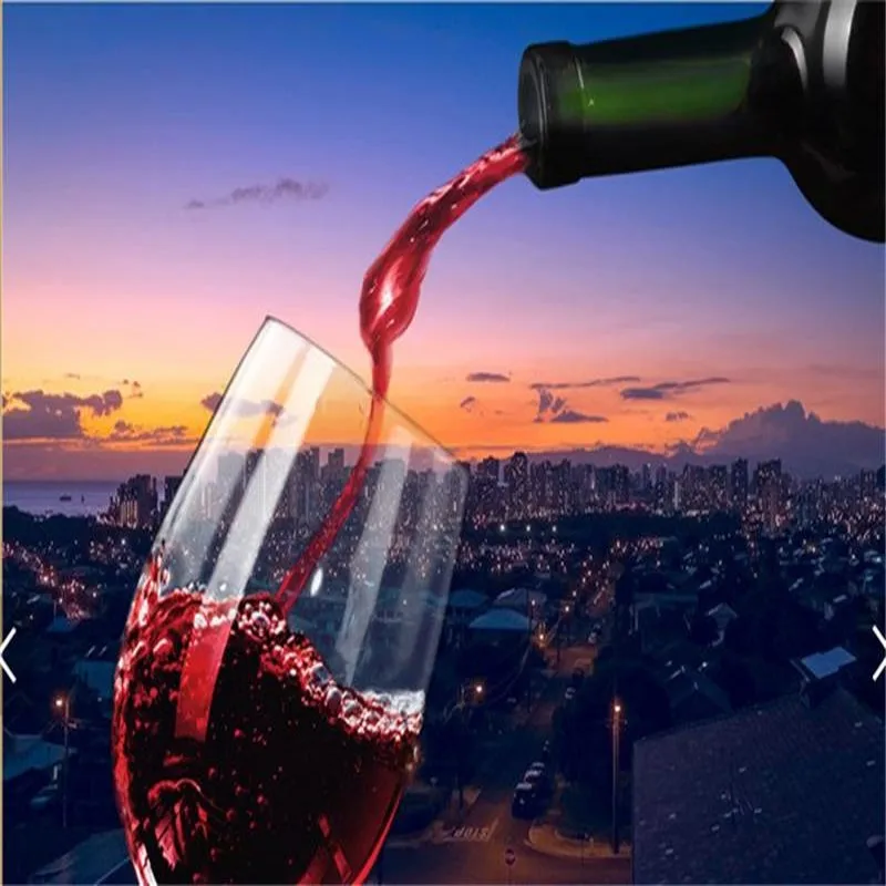 Дропшиппинг обои по индивидуальному заказу для красного вина современные