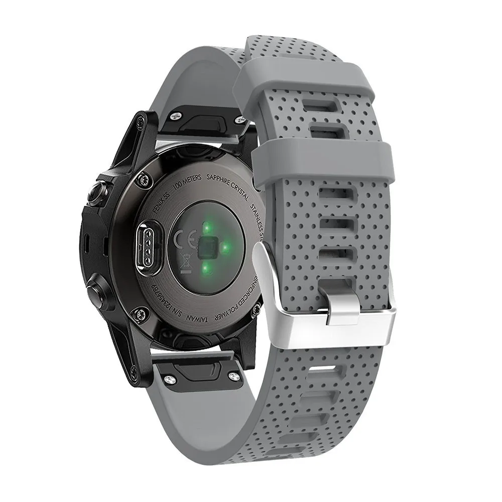 Лучшая цена из силикагеля, мягкий ремешок Ремешок Браслет ремешок для Garmin Fenix 5S часы замена силиконовые наручные