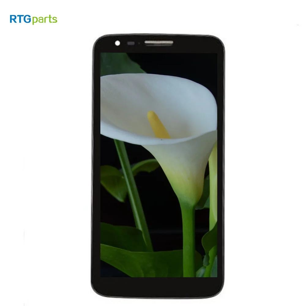 RTGparts LCD кодирующий преобразователь сенсорного экрана в сборе с рамкой для LG Optimus G2