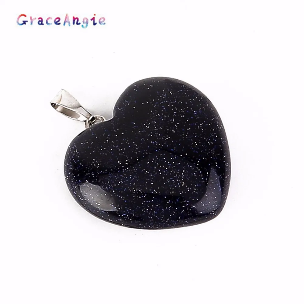 GraceAngie 2018 новая мода кулон в виде сердца сплав ювелирное изделие подвески DIY