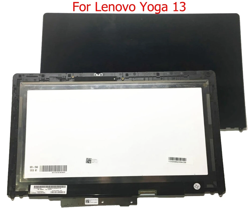 Сменный ЖК-дисплей для lenovo Yoga 13 Yoga13 Yoga13-IFI ЖК-дисплей кодирующий преобразователь сенсорного экрана в сборе рамка 13,3"