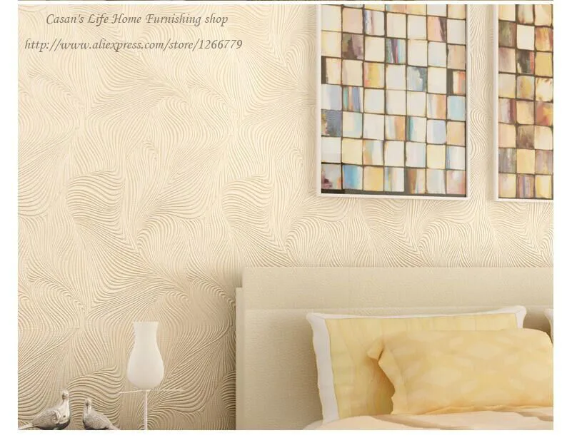 

NEW 3D Modern Concise style environmental non-woven wallpaper,abstract curved lines bedroom/living room background wallpaper