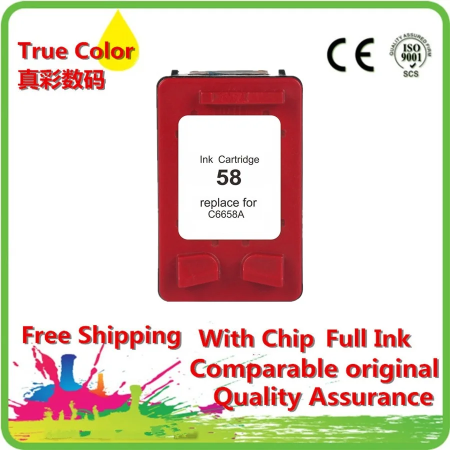 

Восстановленные картриджи с чернилами For-HP58 XL 58XL HP58XL HP58 C6658A PSC 2175v 2175xi 2210 2410v 2510 2510xi Officejet 6110