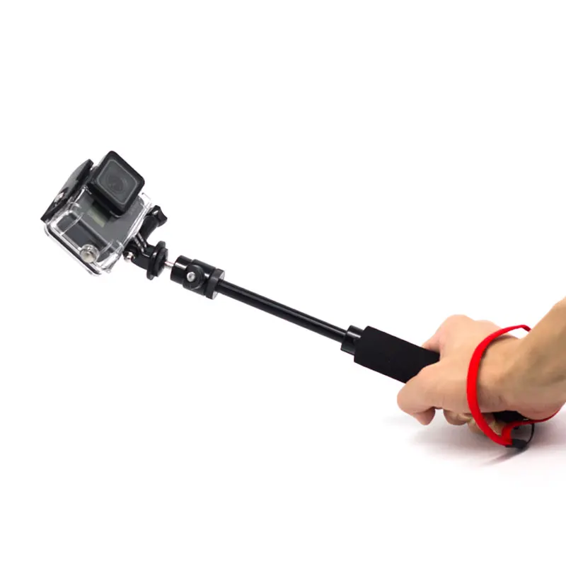 Водонепроницаемый Выдвижная Gopro полюс селфи палка монопод с креплением для Hero 4