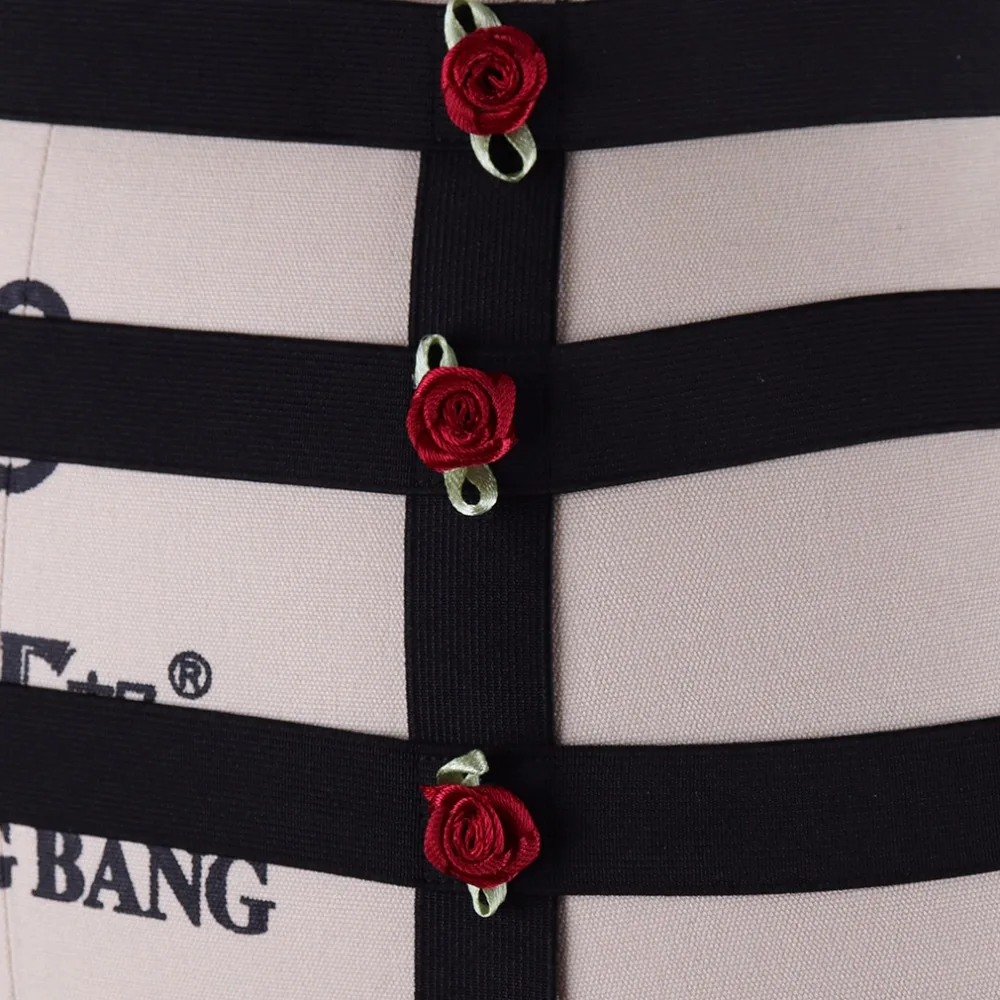 Бандаж в виде Розы стиле Харадзюку Женский ремень женский для тела P0081