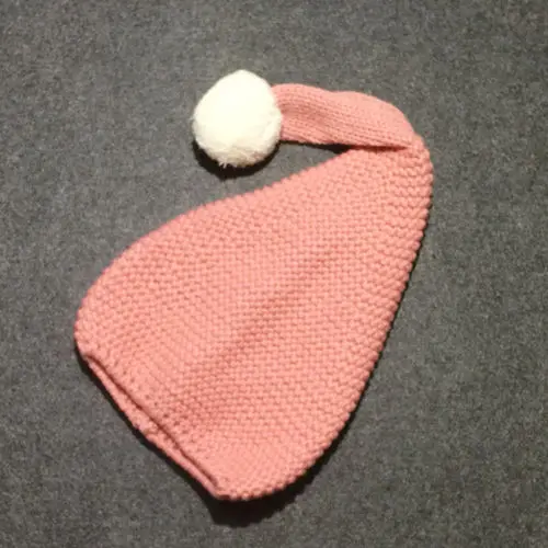 Зимняя детская Шапка-бини теплая Милая вязаная шапка для мальчиков и девочек