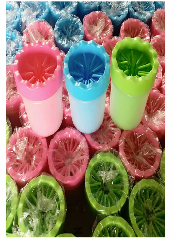 Силиконовые ПЭТ для мытья ног чашки автомобиля Собака очиститель Paw Cean кисточки