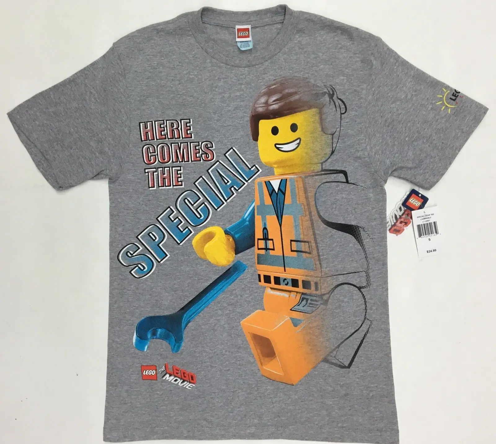 Lego Movie EMMET здесь поставляется специальная Футболка NWT Лицензированная и