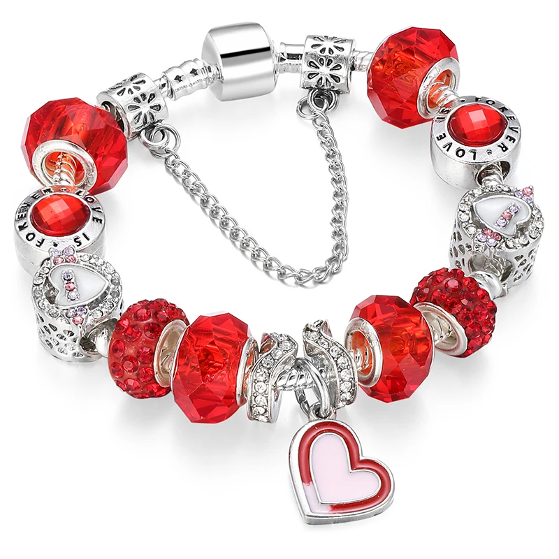 Новинка 2018 1 шт. синий браслет амулет (Мама и сын) высококачественные стеклянные