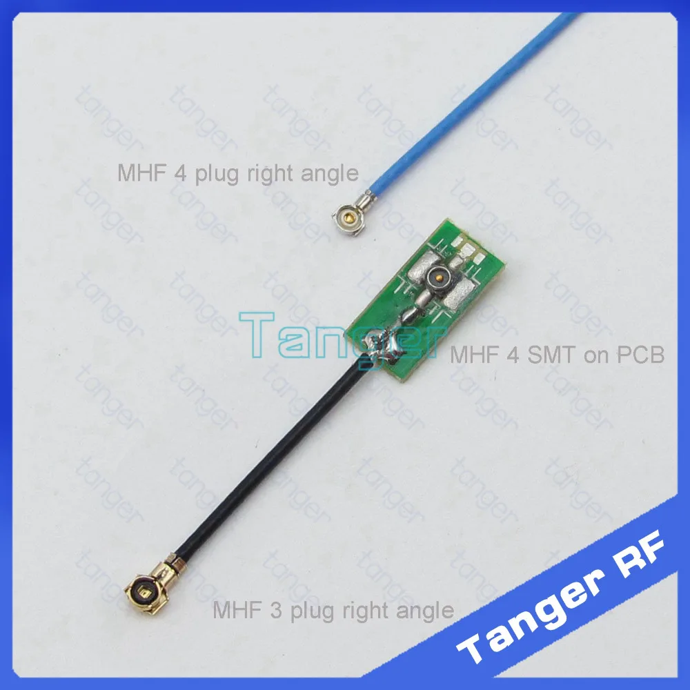 Хит! IPX IPEX MHF4 гнездо на PCB к MHF3 разъем правый угол 0 81 мм коаксиальный