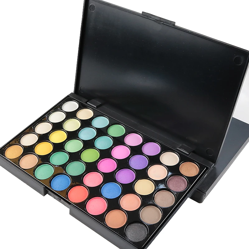 40 цветов матовые тени для век Палитра Макияж теней макияж блеск