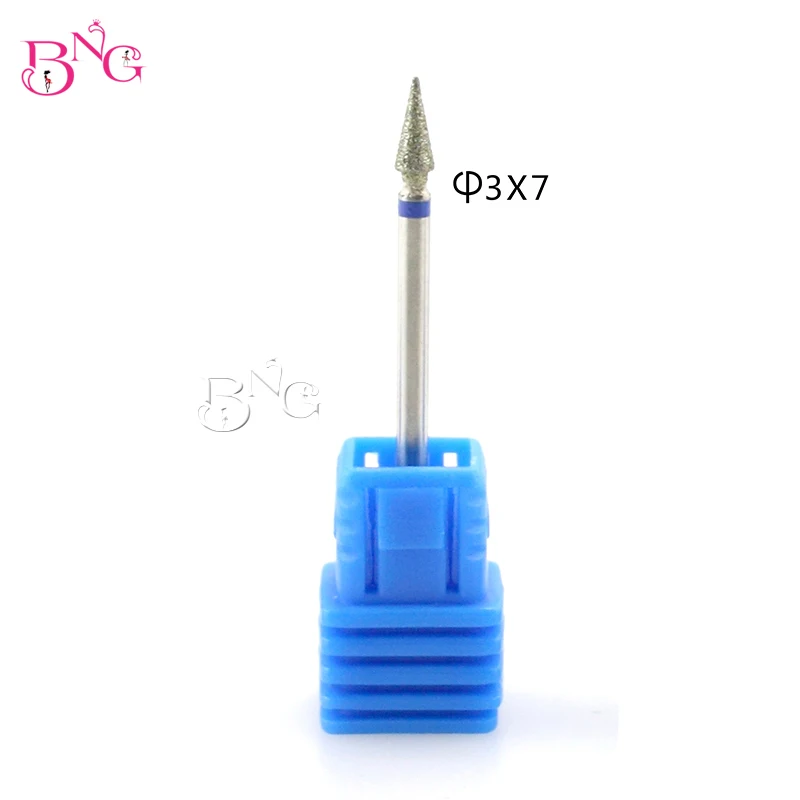 Алмазные фрезы для ногтей BNG 8 шт. маникюра чистка кутикулы пилочки электрические