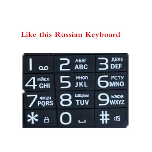 Оригинальный UHAPPY A5000 + русская клавиатура фонарик Dual Sim карты 2 г GSM 4400 мАч большой