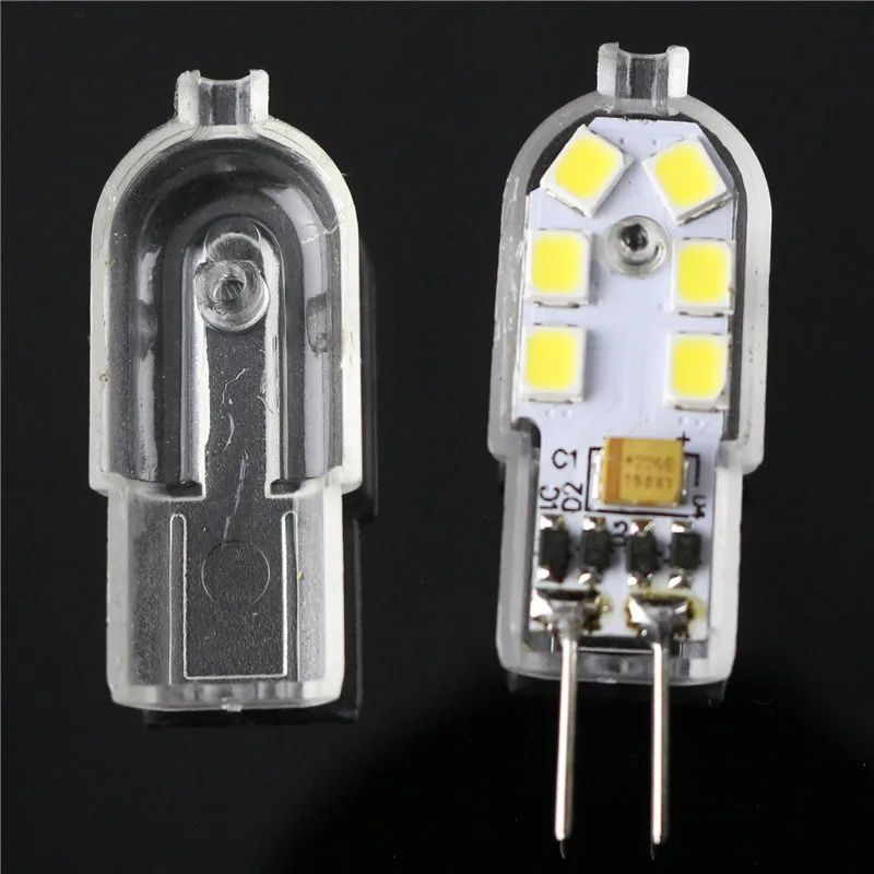 1X светодиодный светильник G4 3 Вт AC/DC 12 В 220 SMD2835 лампада мини лампочка прозрачные