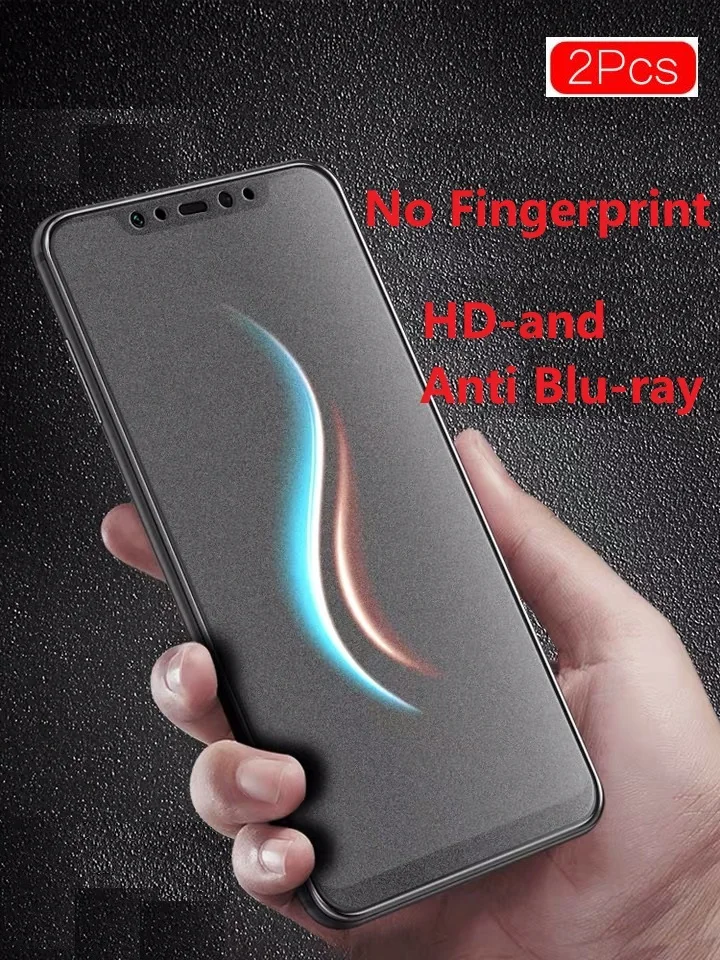 2 шт. HD полноэкранное матовое стекло для Xiao Mi 8 lite SE Explorer анти синий светильник