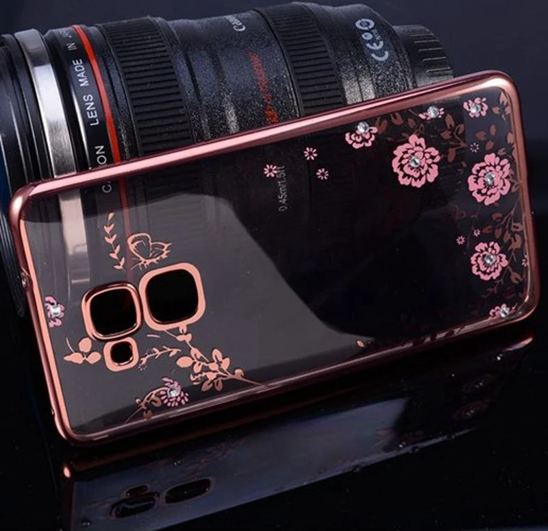 Nephy чехол со стразами для huawei Y5 Y6 ii LYO-L21 P8 P9 P10 lite 2017 Plus Honor 5A 8 прозрачный силиконовый
