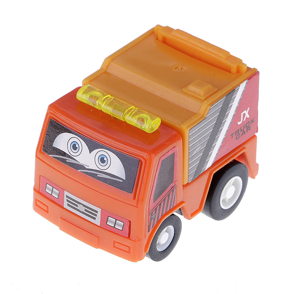 

Citygirl 6Pcs/set Kids Children's Pull Back Model Car Vehicle Sets Educational Toys Game (Color Random)