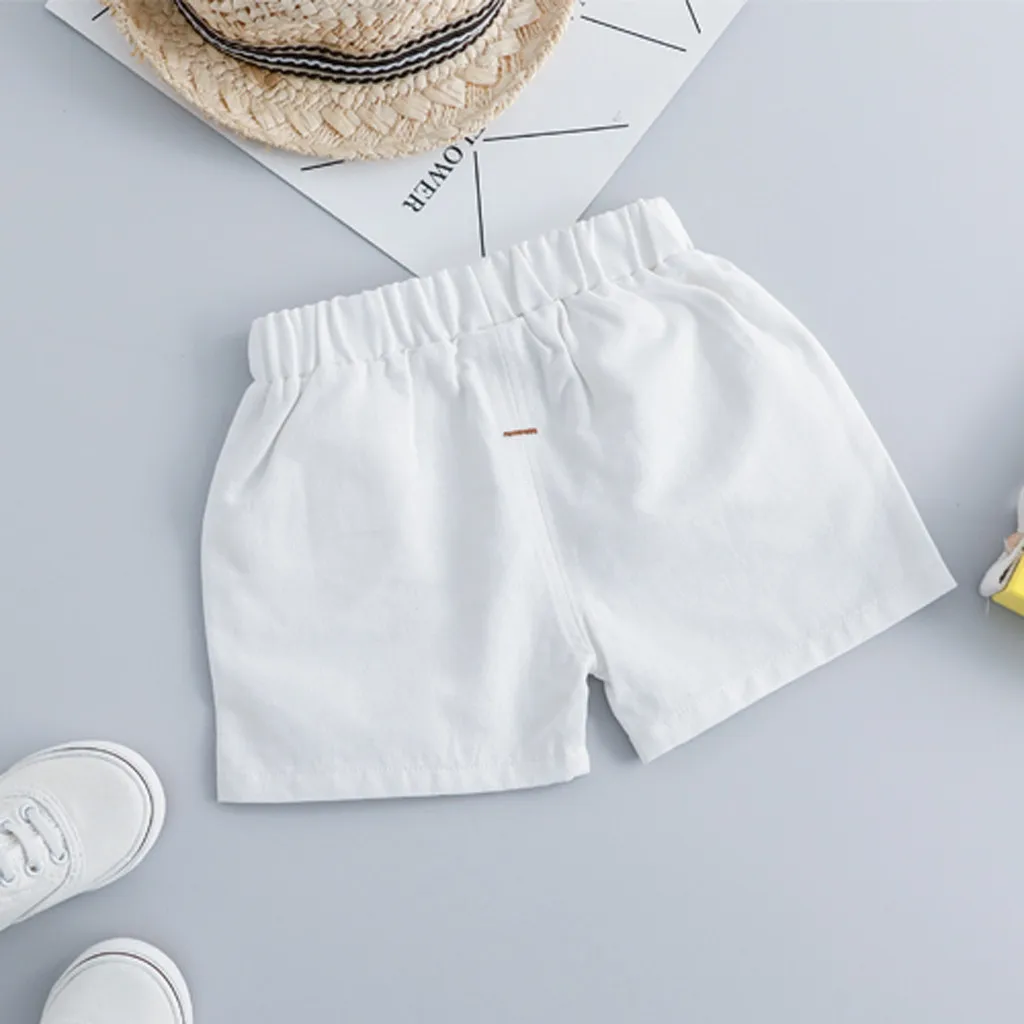 Комплект летней одежды для маленьких мальчиков хлопковая клетчатая футболка с