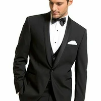black men classic wedding suits man blazer jacket custom made slim fit costume homme groom tuxedos 3piece formal morning party