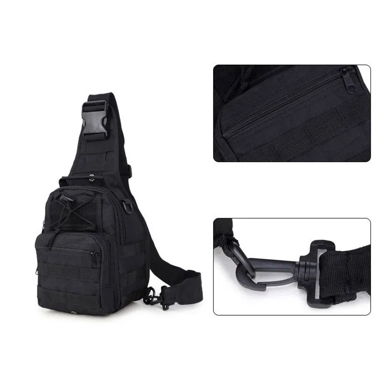 Мужская камуфляжная нагрудная сумка Водонепроницаемая спортивная через плечо в