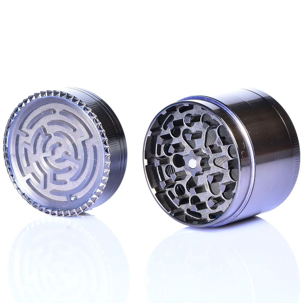 Измельчитель для табака из цинкового сплава 4 слойная измельчитель трав и специй