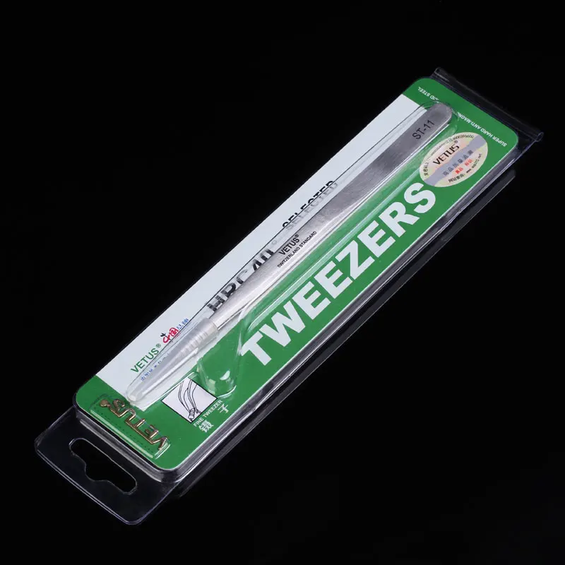 VETUS TS 11 антистатические пинцеты с прямым наконечником электронные промышленные