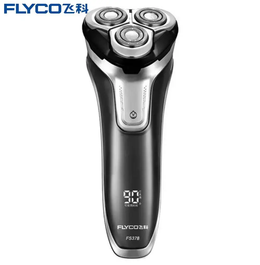 FS378 shaver 1pcs Fs378 flyco бритва 110 В Мужская бритва 220 В Мужская бритва портативная электрическая бритва 1 час зарядки 3D поплавковое лезвие водонепроницаемый всплывающий триммер - Цвет: FS378 shaver 1pcs