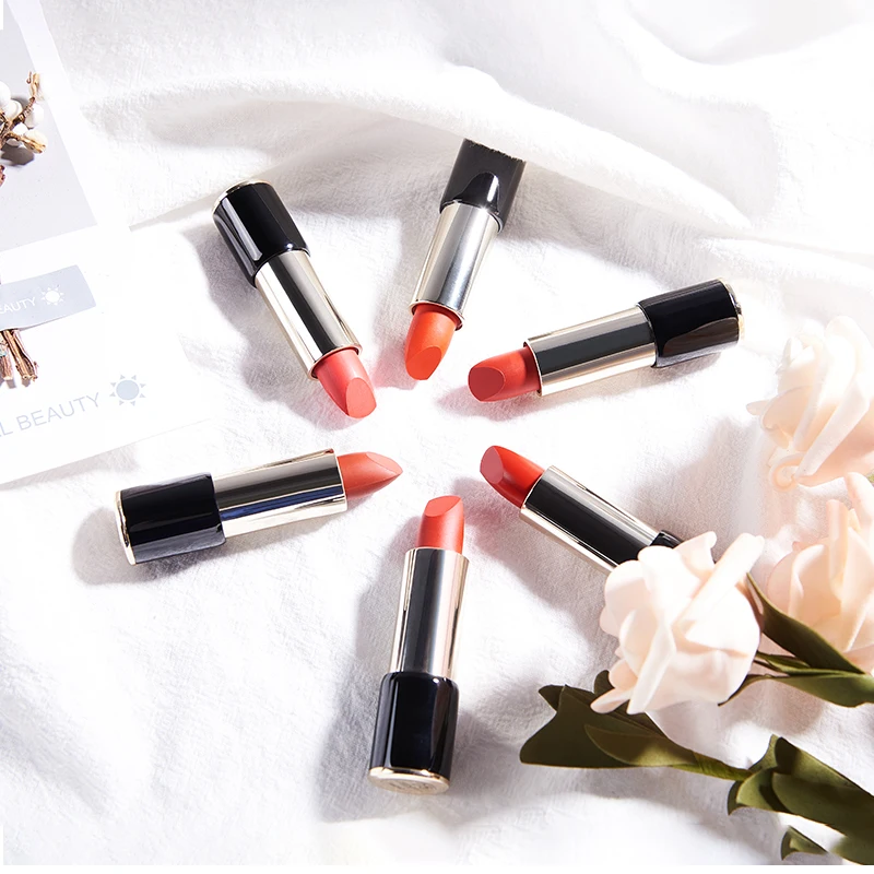 Новые матовые бархатные помады 6 цветов длинная прочная водостойкая помада
