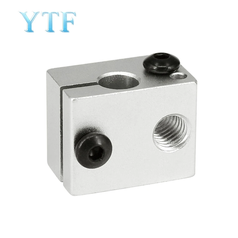 5 шт. Reprap алюминиевый нагревательный блок цельнометаллический E3D V5 V6 J head