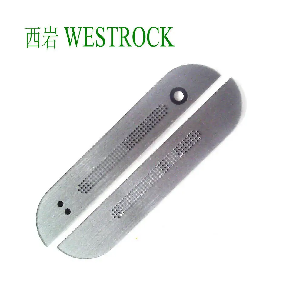 grey Westrock новая верхняя Нижняя крышка для htc One Mini 2-M8 Mini передняя сторона корпус динамик колпачок для гриля - Цвет: grey