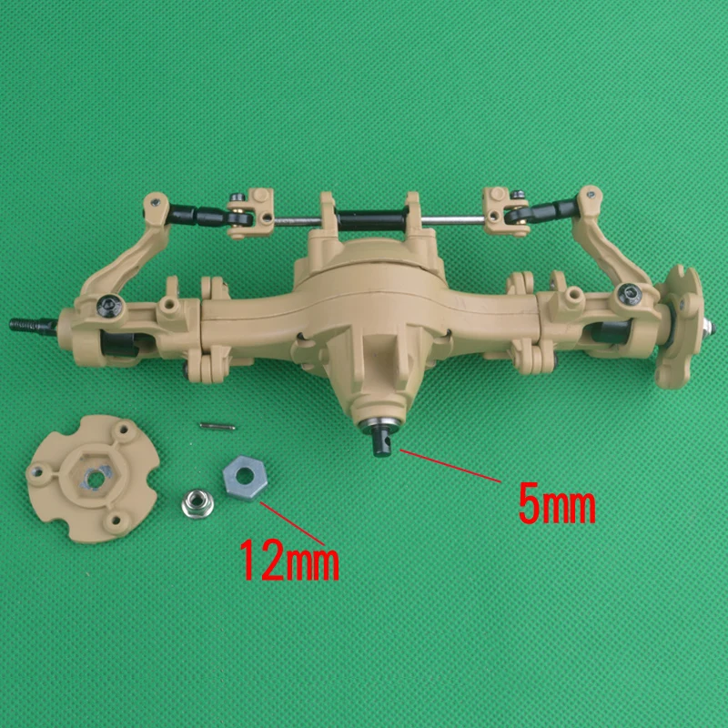 HG P801 P802 1/12 8X8 RC High imitatlon США военный грузовик запасные части через задний мост в