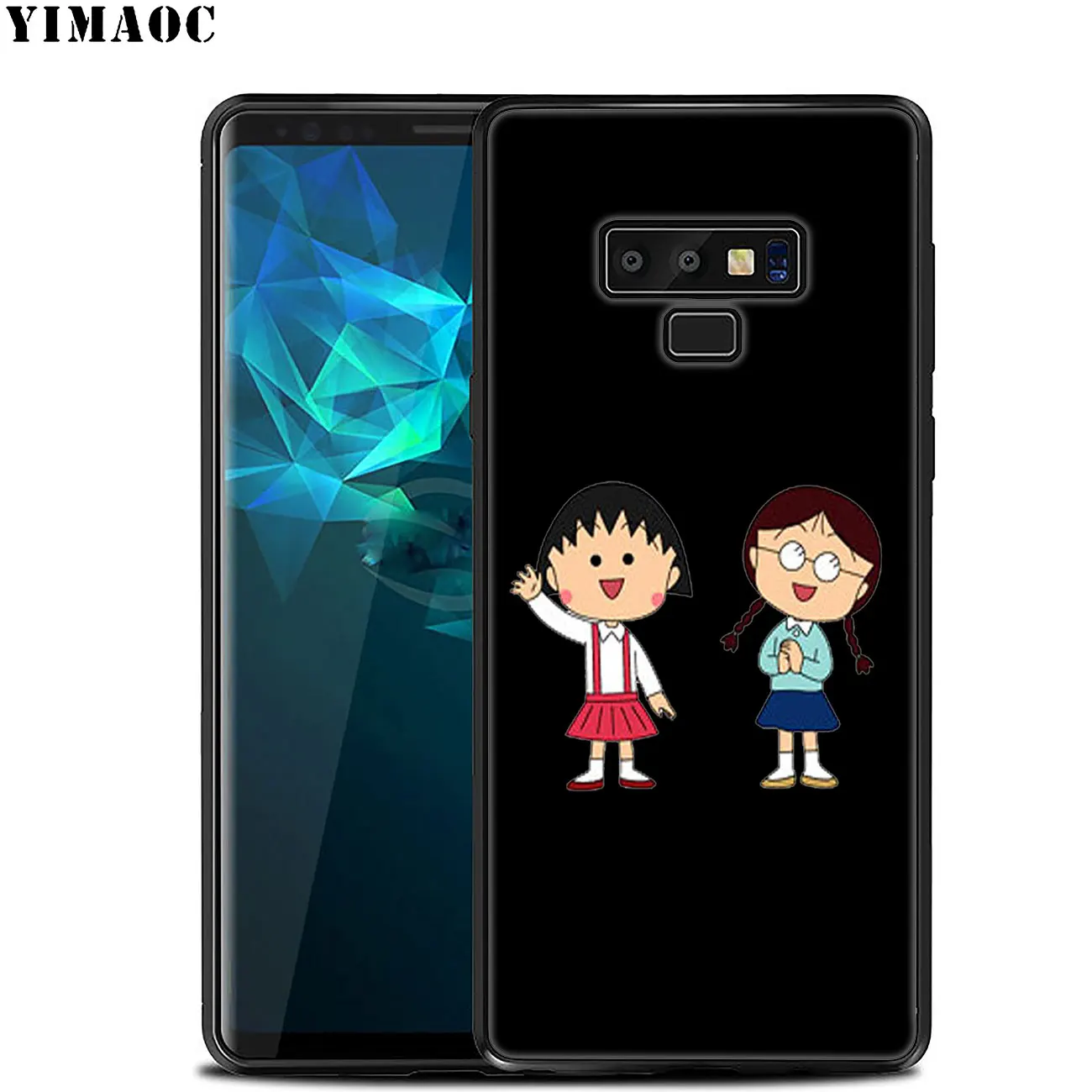 YIMAOC Cherry chibi maruko chan мультяшный мягкий чехол для Samsung Galaxy A6 A9 A8 A7 2018 A3 A5 2016 2017 Note 9 8 10 Plus