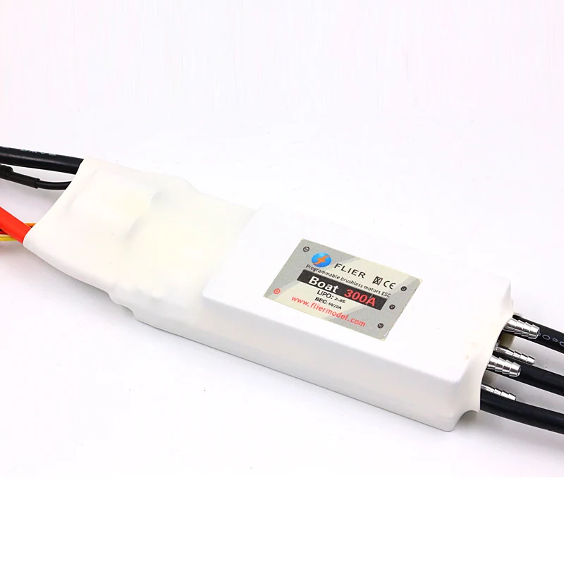 FATJAY FLIER 300A 2-8S ESC Бесщеточный Регулятор скорости с USB программным кабелем для лодок