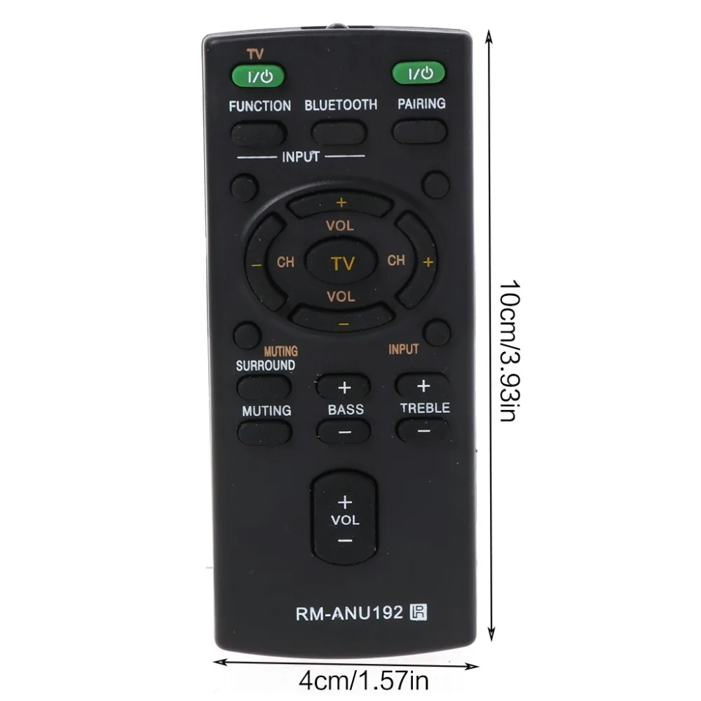 RM-ANU192 для sony Смарт ЖК-дисплей светодиодный ТВ HT-CT60BT SA-CT60BT SA-CT60 звуковая панель с реверсивным звуковым телевизионный пульт управления Замена