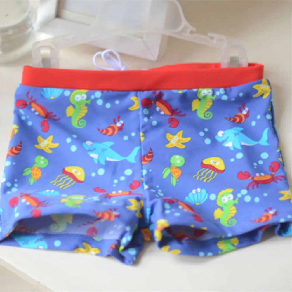 Style F 19 стилей Детские Infantil Дети с изображением рыбы мультфильм плавание короткий чемодан Мальчики Купальники Пляжные шорты детские купальный костюм - Цвет: Style F
